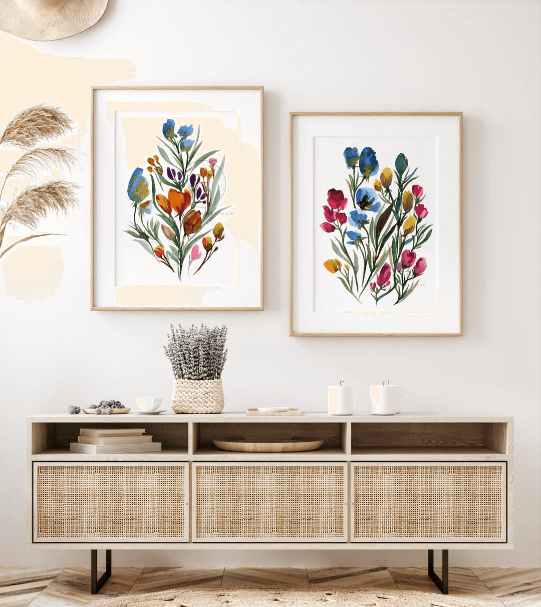 Láminas decorativas con motivos botánicos y naturales para tus paredes