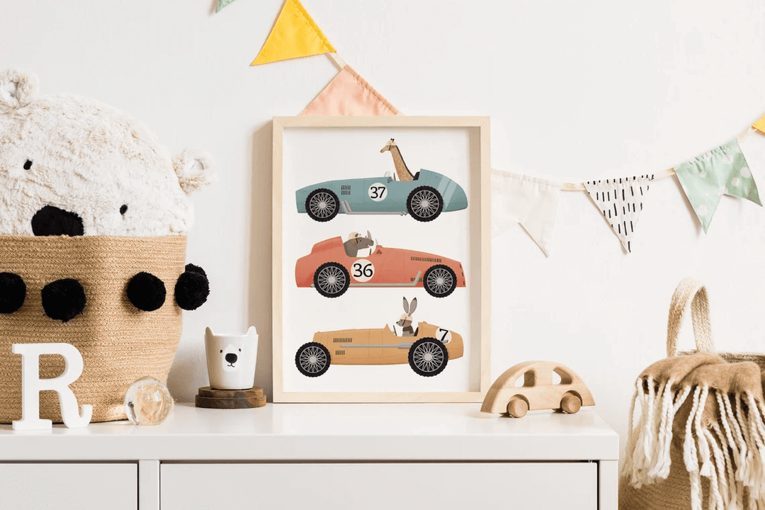 Cuadros y láminas infantiles para decorar las habitaciones de los niños