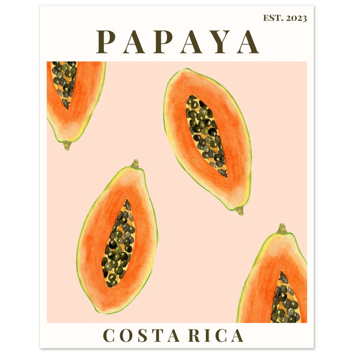 CUADRO PAPAYA COSTA RICA